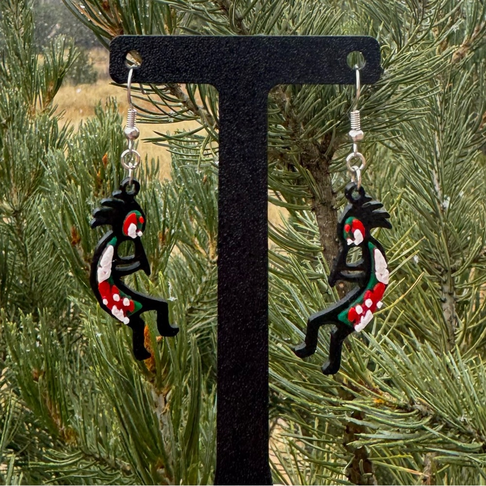 Kokopelli earrings